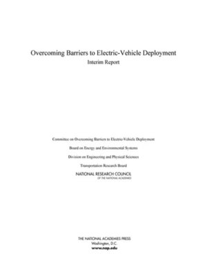 cover image of Overcoming Barriers to Electric-Vehicle Deployment